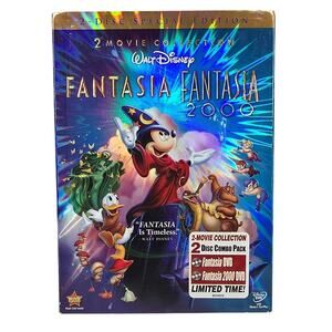 DISNEY FANTASIA & FANTASIA 2000 2-DISC SPECIAL EDITION DVD LIMITED TIME RELEASE